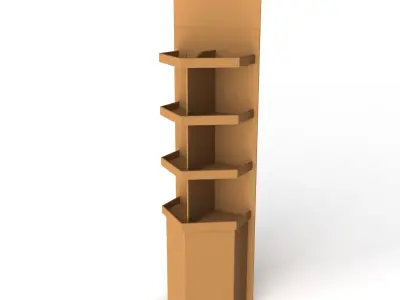 Point of Sale Cardboard Display Stand Texture