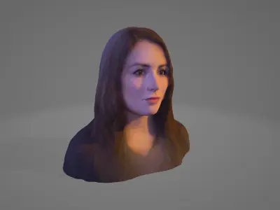 Character No 6  Not Rigged 3D model Low-poly 3D model