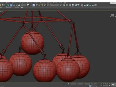 ORION CHANDELIER Low-poly 3D model