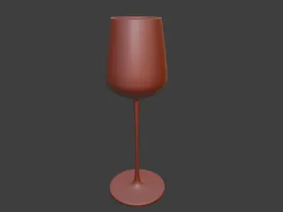wine glass Free 3D model