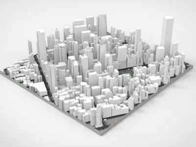  Midtown Manhattan New York United States  3D model