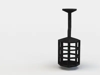 Tavern lamp Low-poly 3D model
