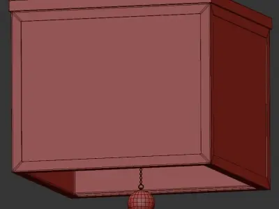 Fulton Flush Mount 3D model