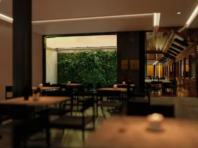 Modern Restaurant  3D model