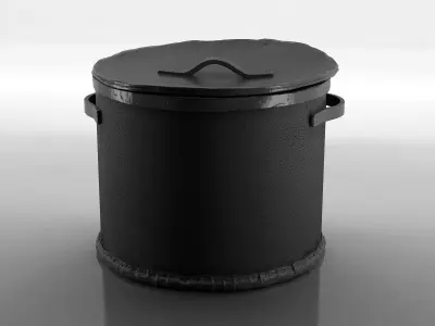 Poubelle bucket 3D model