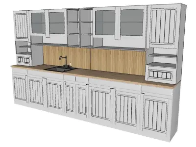Kitchen design 3D model