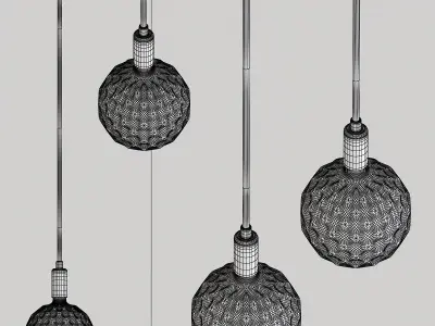 Angel chandleir Low-poly 3D model