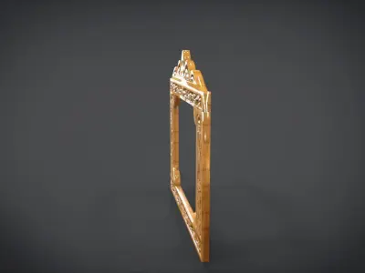 Simple Frame Window Ornament Furniture 3D print model
