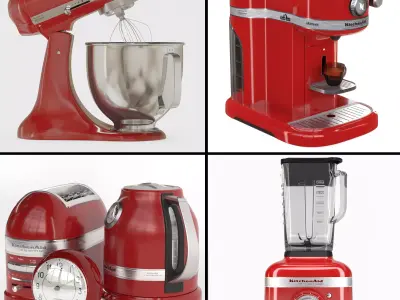 kitchenaid appliances bundle 3D model
