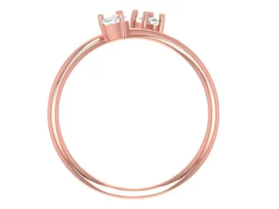 Women Light Weight Band Ring 3D print model 32
