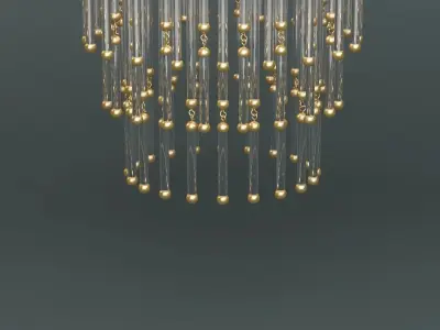 Restoration Hardware Luciano Chandelier 3D model