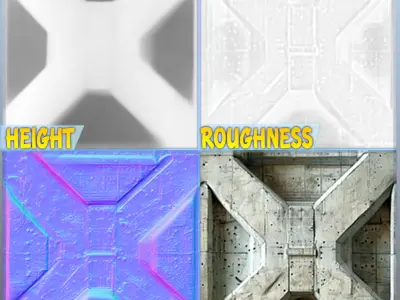 Sci-FI Seamless Texture Texture 6