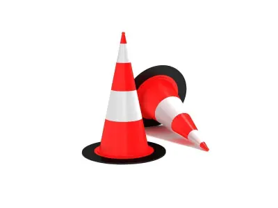 Traffic Cones  3D model