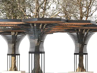 Plaza Design 3D model