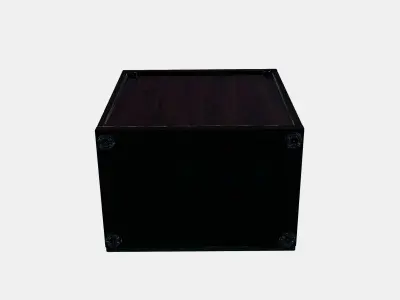 BESTA Shelf unit with door 7 Low-poly 3D model