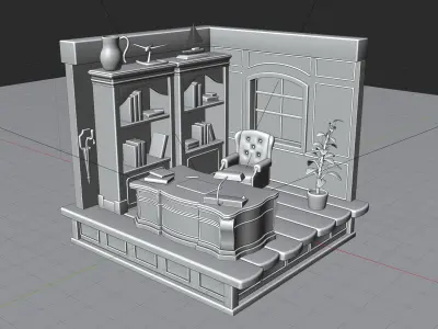 cabinet room 3D model