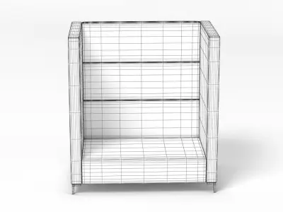 Techo Cara Chair Low-poly 3D model