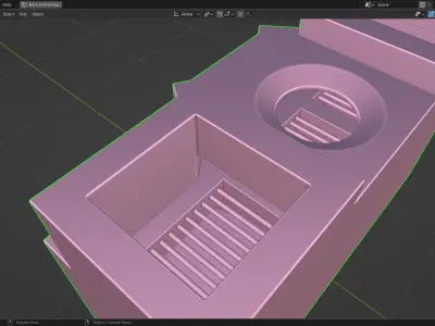 Out door Stove grill 3D model