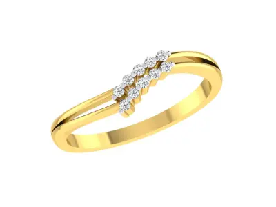 Women Ring  Render 3dm STL OBJ FBX MGX Details 3D print model 8