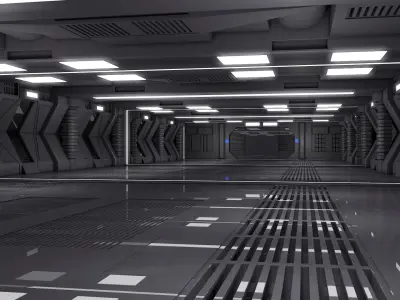 Sci Fi Room 3D model