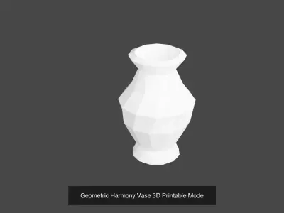 Modern Vase Collection 3D Printable Decorative Set 3D Model Pack