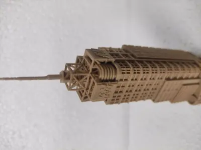 4 Times Square H M Building  3D print model