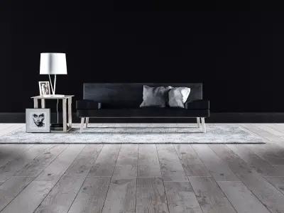 Sofa set - Interior Furniture 07 3D model