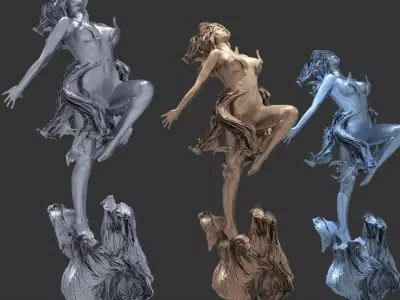 Narnia inspired Nymph  3D model