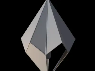 Pendant geometric glass light Tender Free 3D model