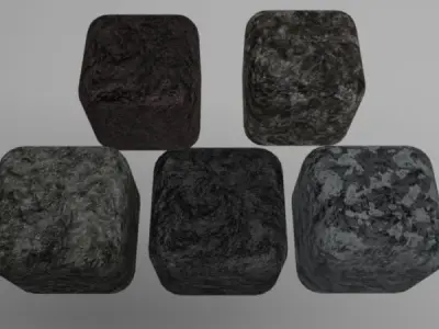 Concrete Materials Pack 1 for C4D R20 3D model