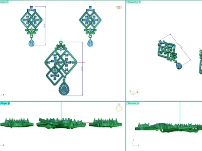 15 light weight pendant ready to print 3D print model