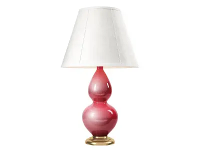 Ceramic Table Lamp Low-poly 3D model