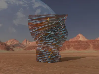 Crystal Tower 3D model