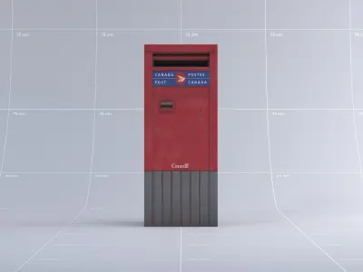 Toronto Mail Box 01 3D model