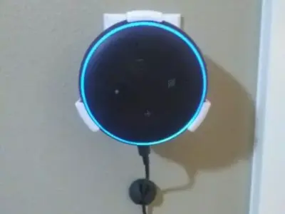 Alexa Echo Dot Wall Holder 3D print model