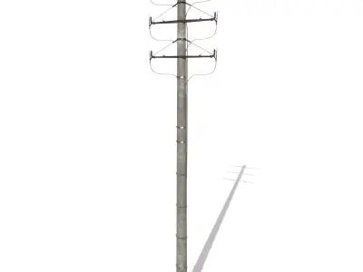 Electricity Pole 1 3D model