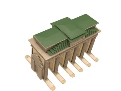 Brandenburg Gate 3D model