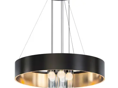 sakums modern pendant light gold 3D model