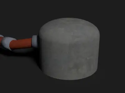 Moon Base Low-poly 3D model