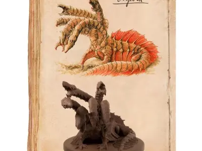 Hydra Miniature 3D print model