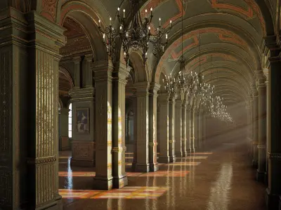 Grand Gallery 3D model