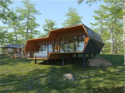 log cabin 3D model order