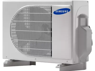 Samsung air conditioner outdoor unit Low-poly 3D model