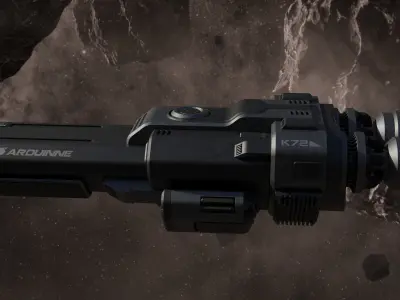 Sci-Fi Spaceship 3D model 3