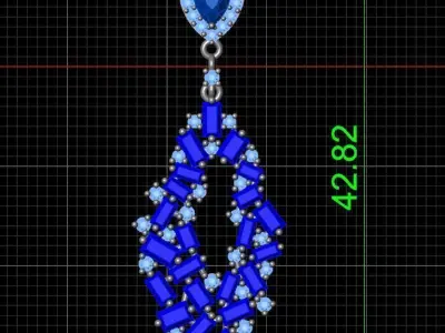 Jewelry Half set 3D print model