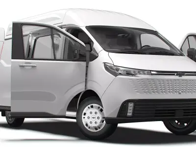 Chevrolet Express Max L2H2 HQ Interior 2026 3D model