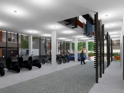 simple guesthouse 3D model