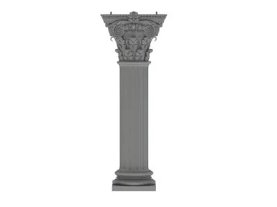 Composite Column 02 3D model