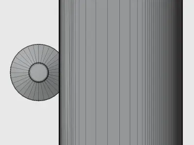 Street Trash Bin 3D model