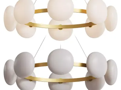  Yonah 8 Ceiling Light 3D model